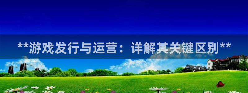 新宝gg真的能赚钱么：**游戏发行与运营：详解其关键区别**