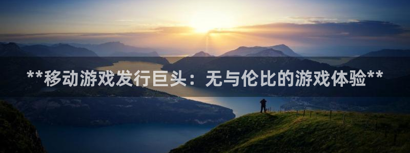 新宝gg6—创造奇迹官方登录：**移动游戏发行巨头：无与伦比的游戏体验**